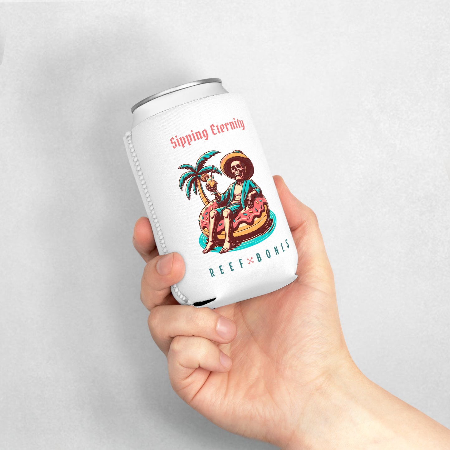 Sipping Eternity Can Cooler Sleeve