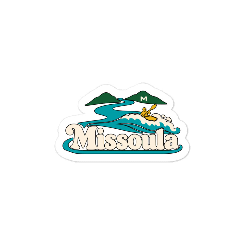 Missoula — 3 x 4 inch vinyl decal