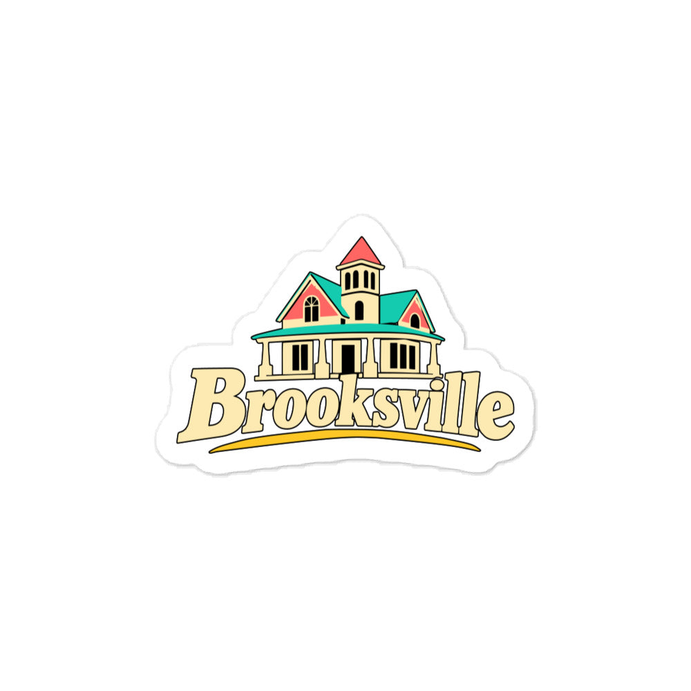 Brooksville — 3 x 4 inch vinyl decal