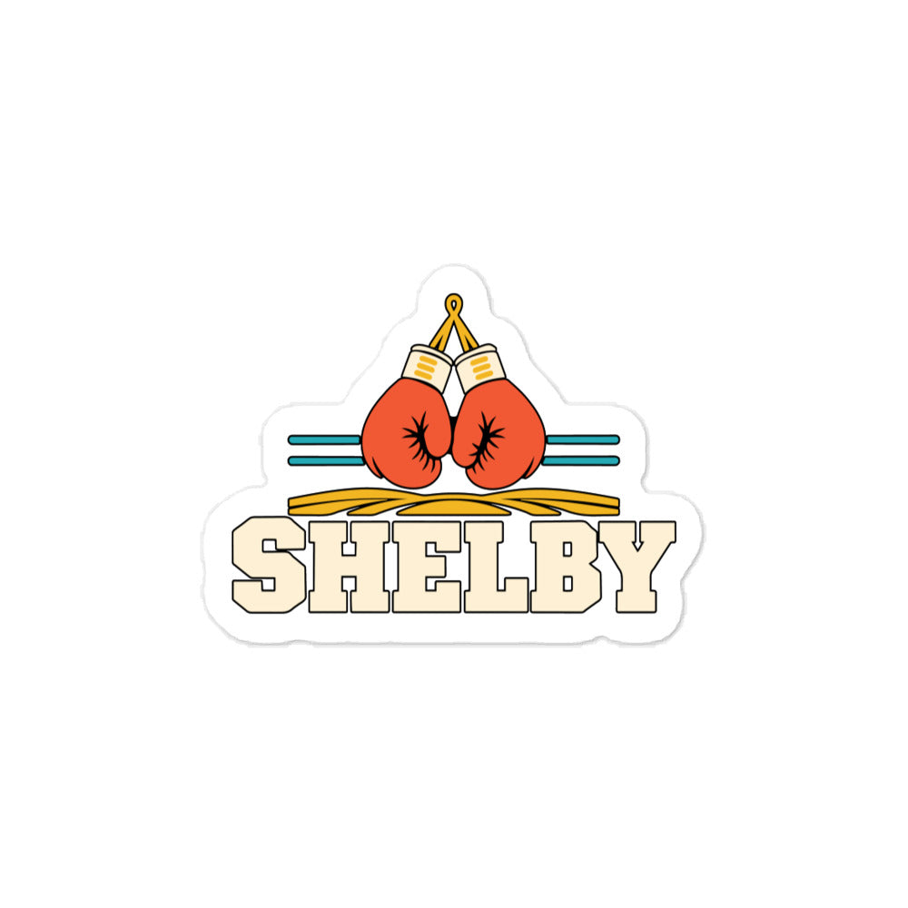 Shelby — 3 x 4 inch vinyl decal