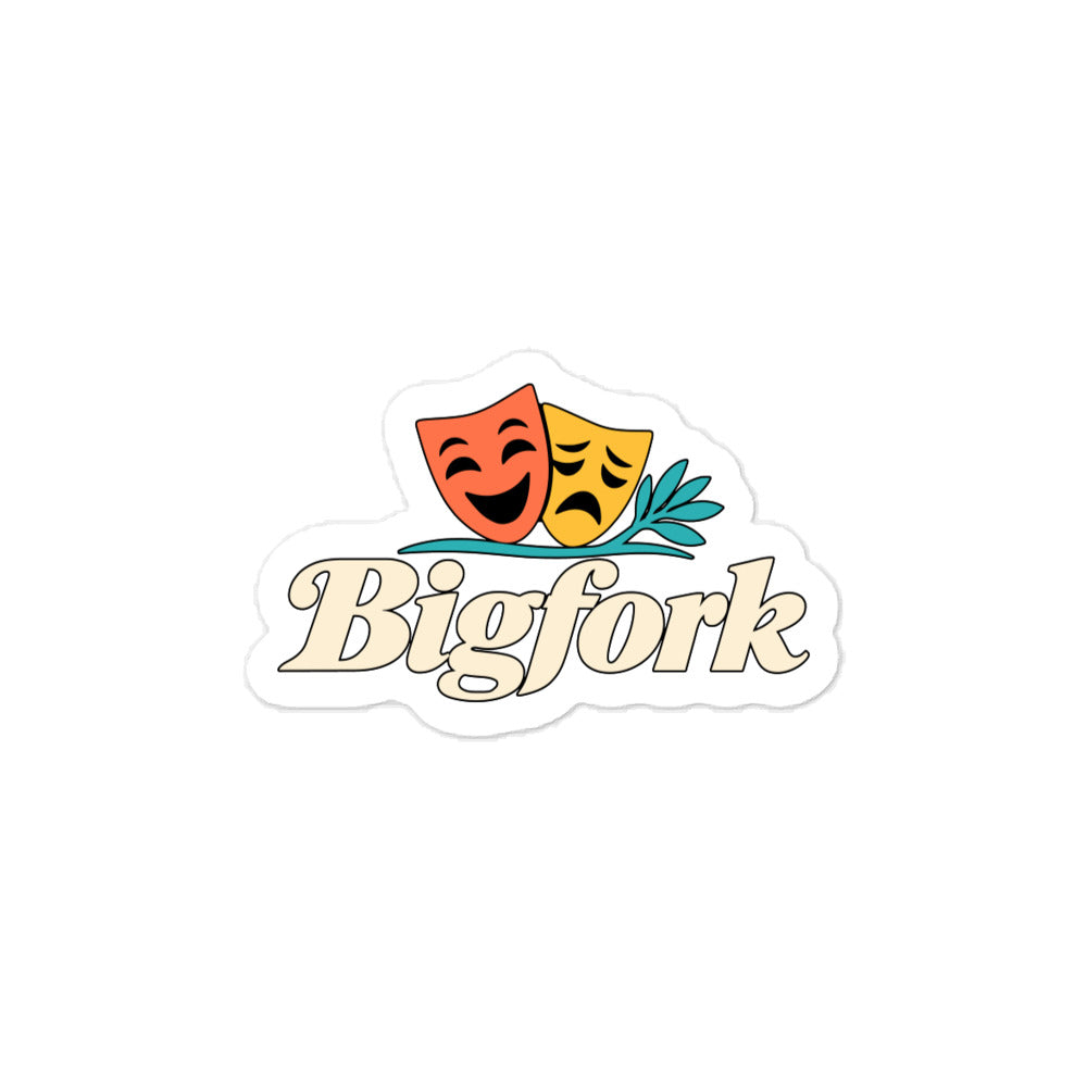 Bigfork — 3 x 4 inch vinyl decal