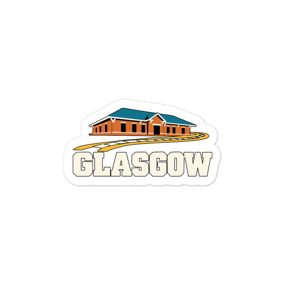 Glasgow — 3 x 4 inch vinyl decal