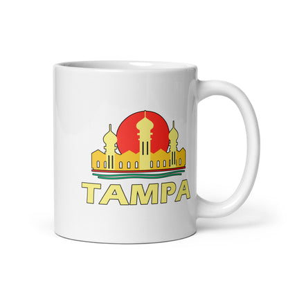 Tampa — White mug, 11 oz, logo on both sides
