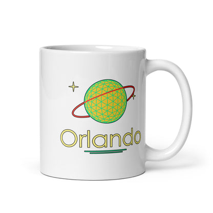 Orlando — White mug, 11 oz, logo on both sides