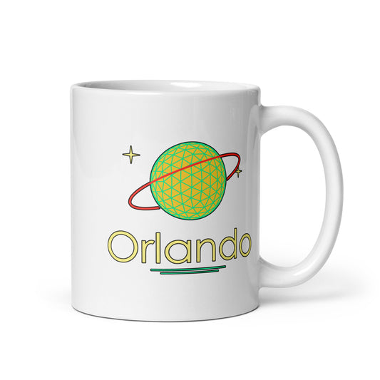 Orlando — White mug, 11 oz, logo on both sides