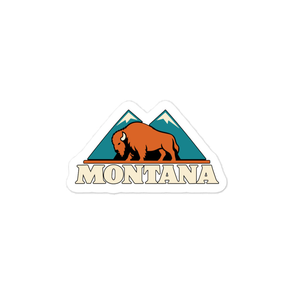 Montana — 3 x 4 inch vinyl decal