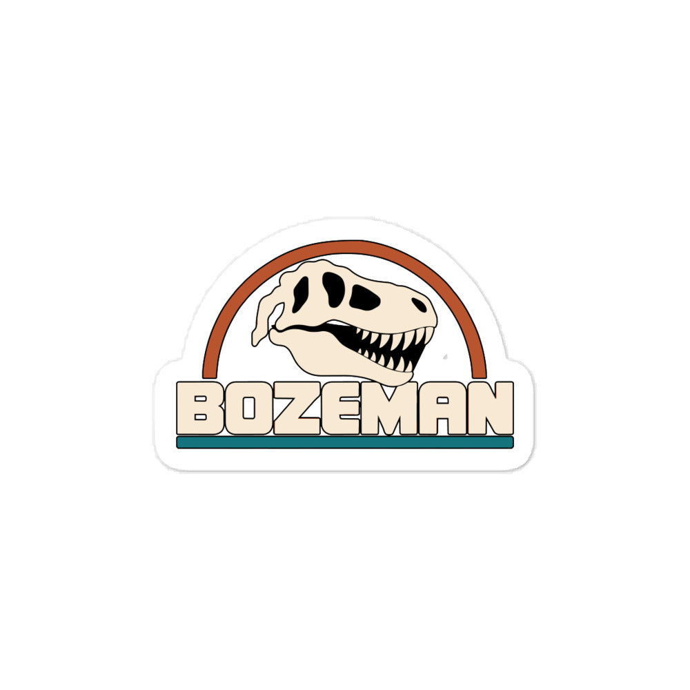 Bozeman — 3 x 4 inch vinyl decal