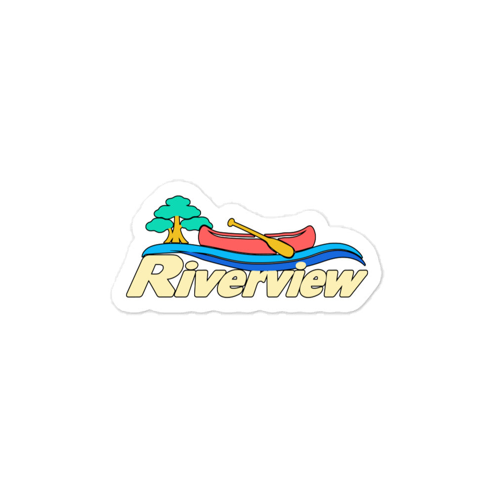 Riverview — 3 x 4 inch vinyl decal