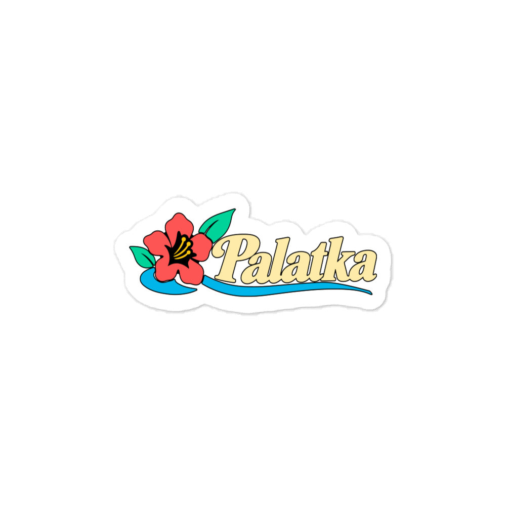 Palatka — 3 x 4 inch vinyl decal