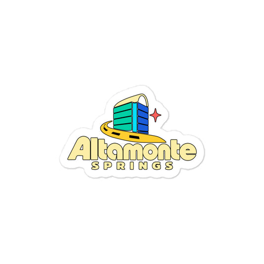 Altamonte Springs — 3 x 4 inch vinyl decal