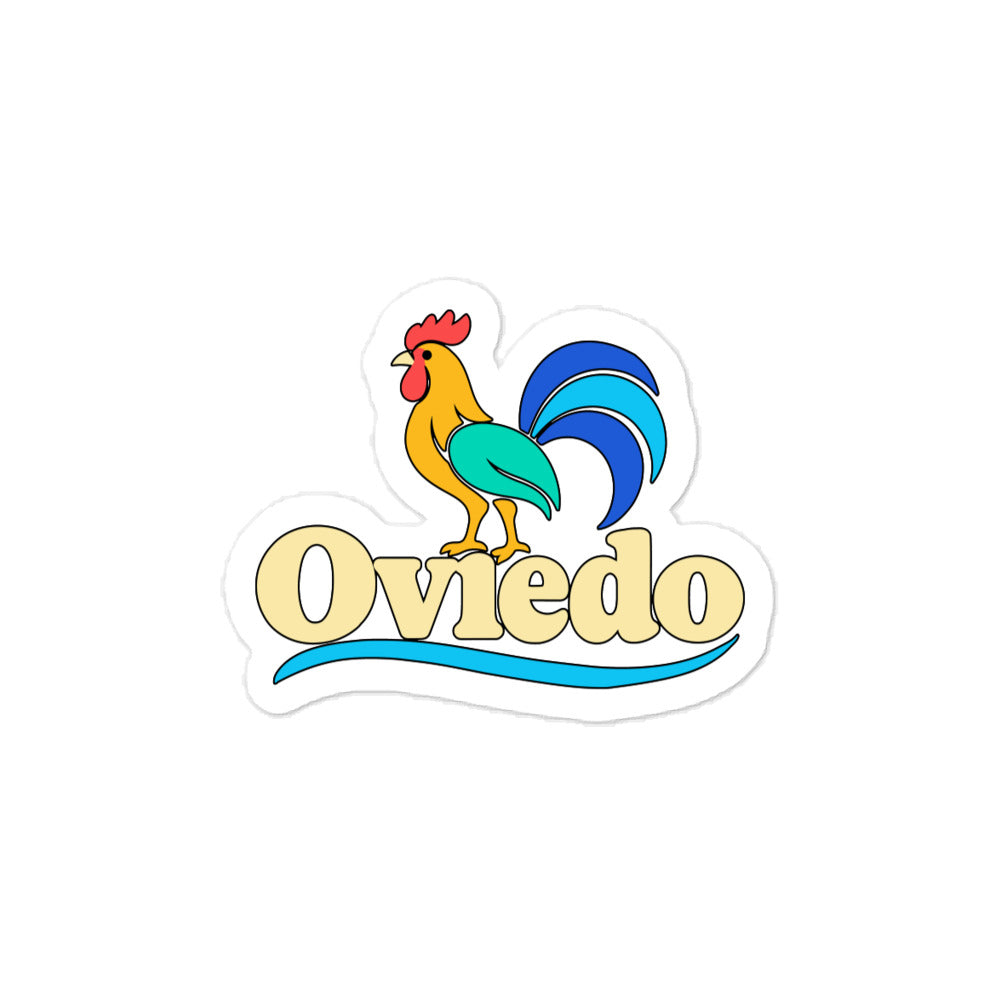 Oviedo — 3 x 4 inch vinyl decal