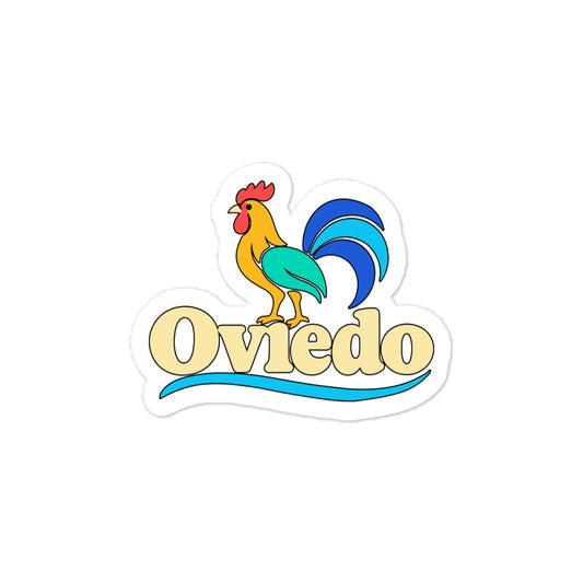 Oviedo — 3 x 4 inch vinyl decal