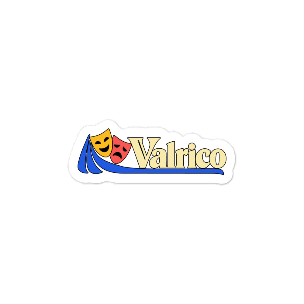 Valrico — 3 x 4 inch vinyl decal