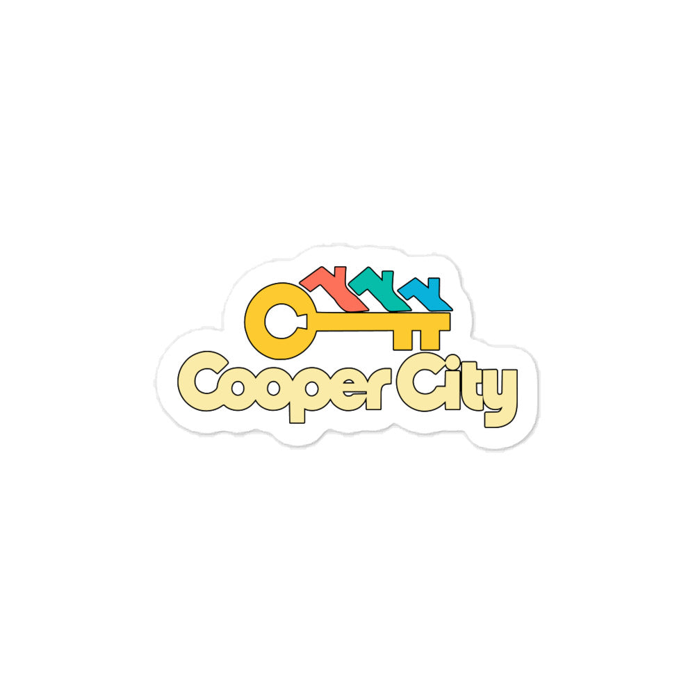 Cooper City — 3 x 4 inch vinyl decal