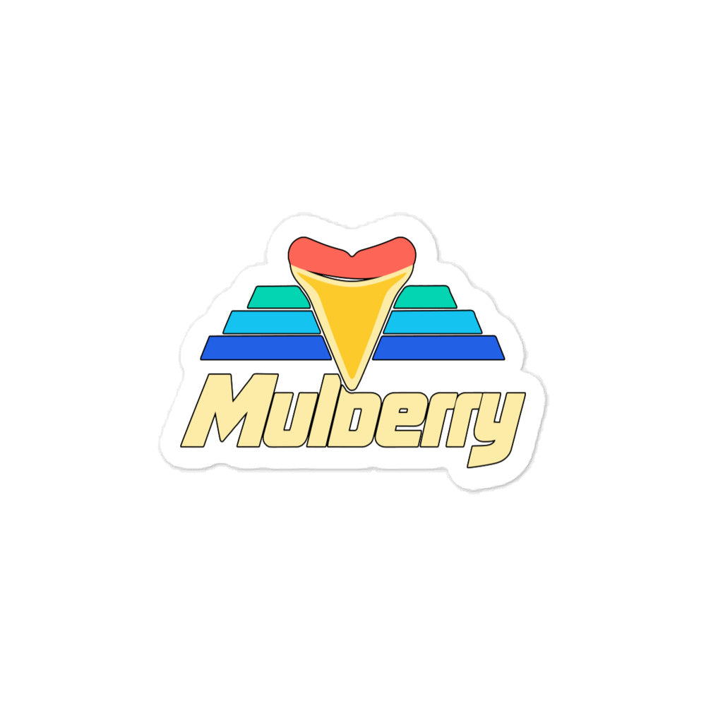 Mulberry — 3 x 4 inch vinyl decal