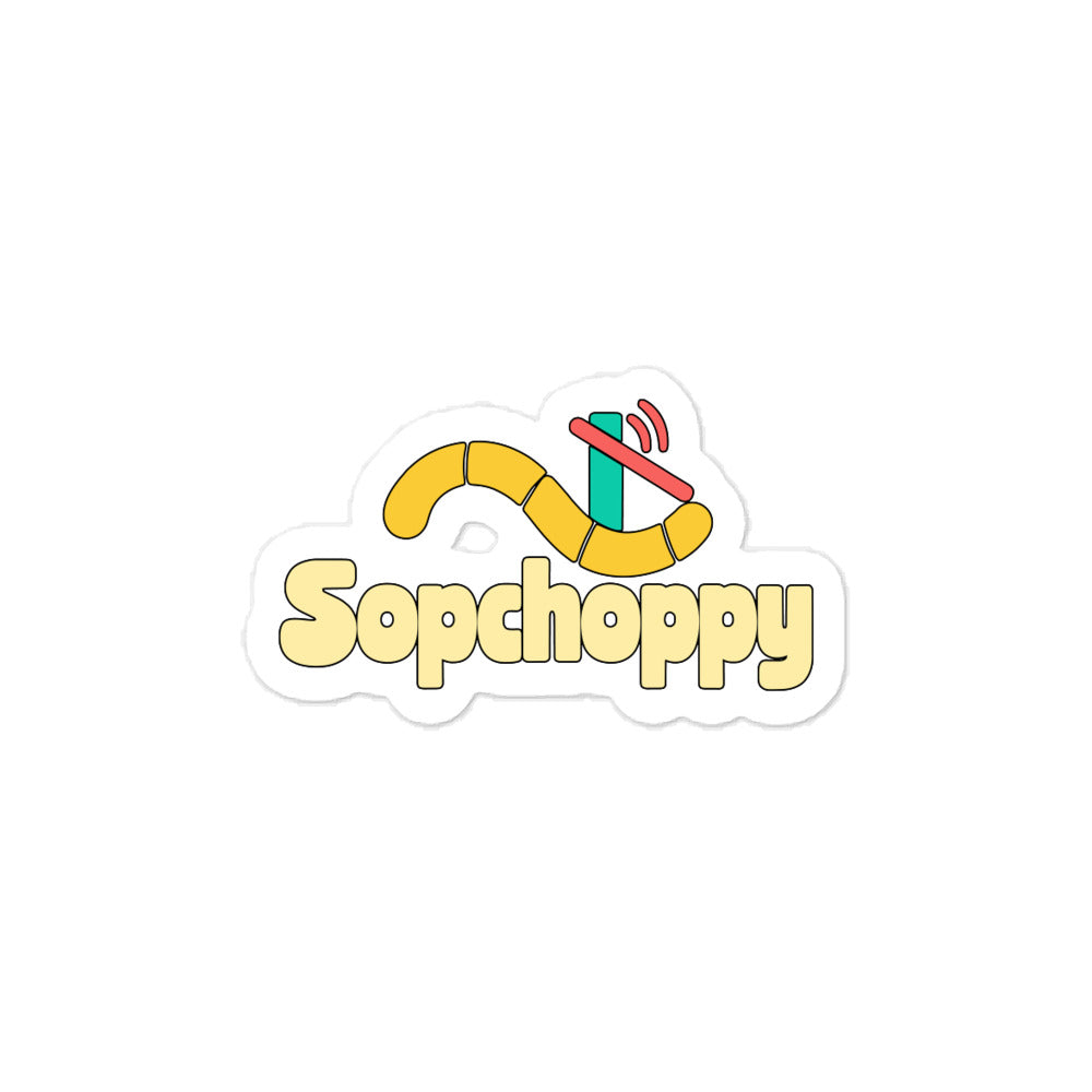 Sopchoppy — 3 x 4 inch vinyl decal