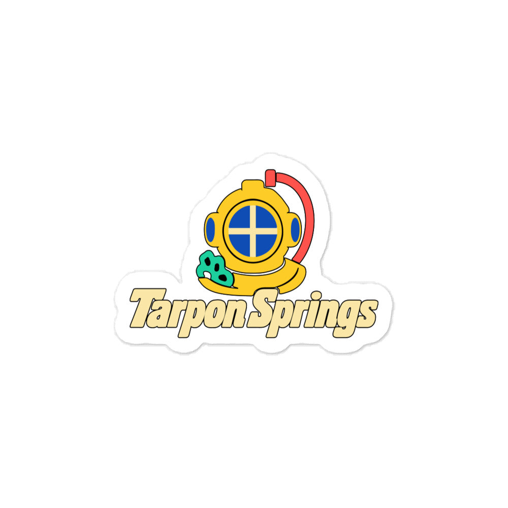 Tarpon Springs — 3 x 4 inch vinyl decal