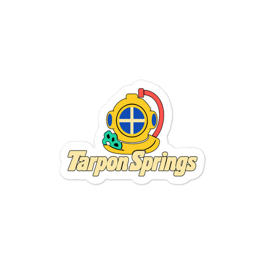 Tarpon Springs — 3 x 4 inch vinyl decal