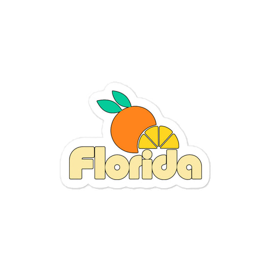 Florida Citrus — 3 x 4 inch vinyl decal