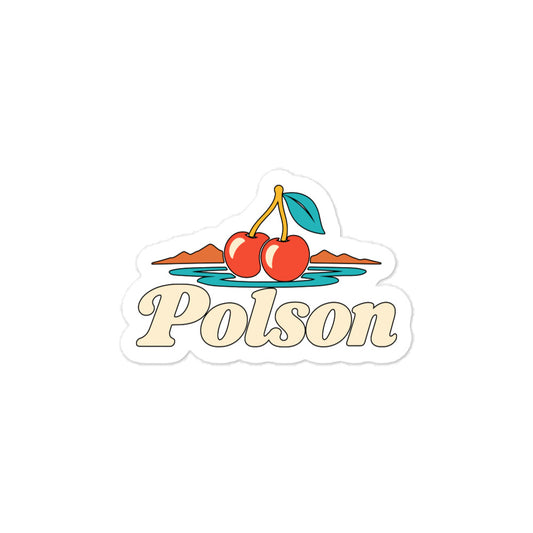 Polson — 3 x 4 inch vinyl decal