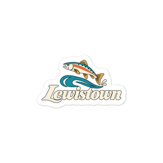 Lewistown — 3 x 4 inch vinyl decal