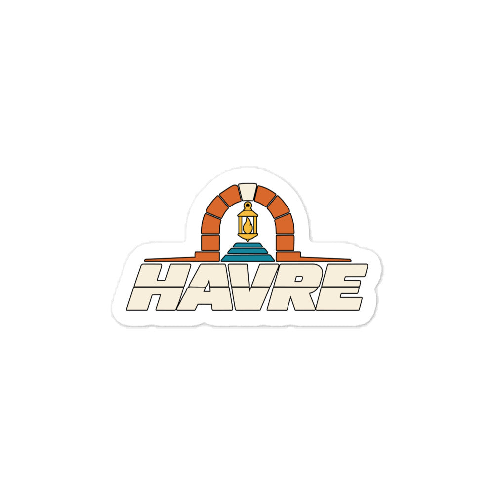 Havre — 3 x 4 inch vinyl decal