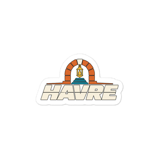 Havre — 3 x 4 inch vinyl decal