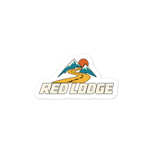 Red Lodge — 3 x 4 inch vinyl decal