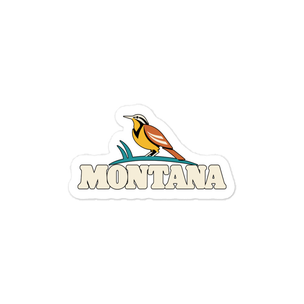 Montana Meadowlark — 3 x 4 inch vinyl decal