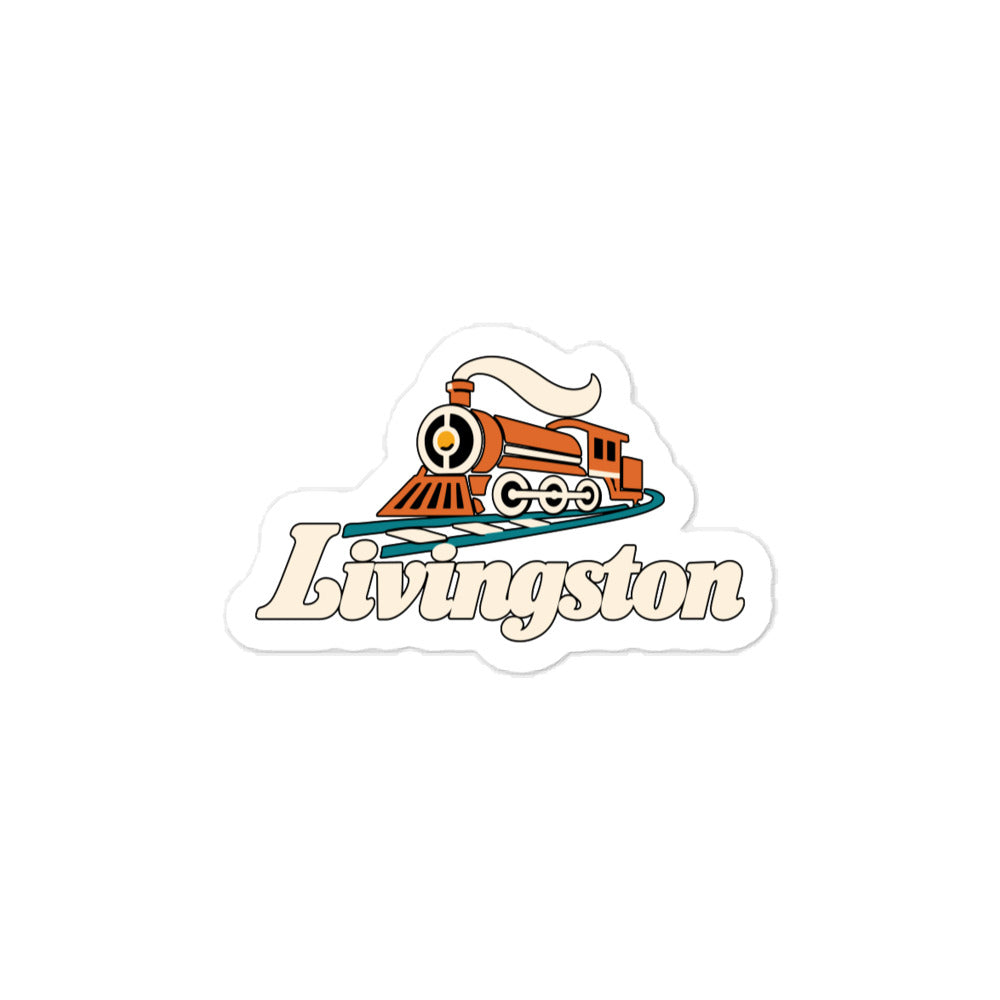 Livingston — 3 x 4 inch vinyl decal