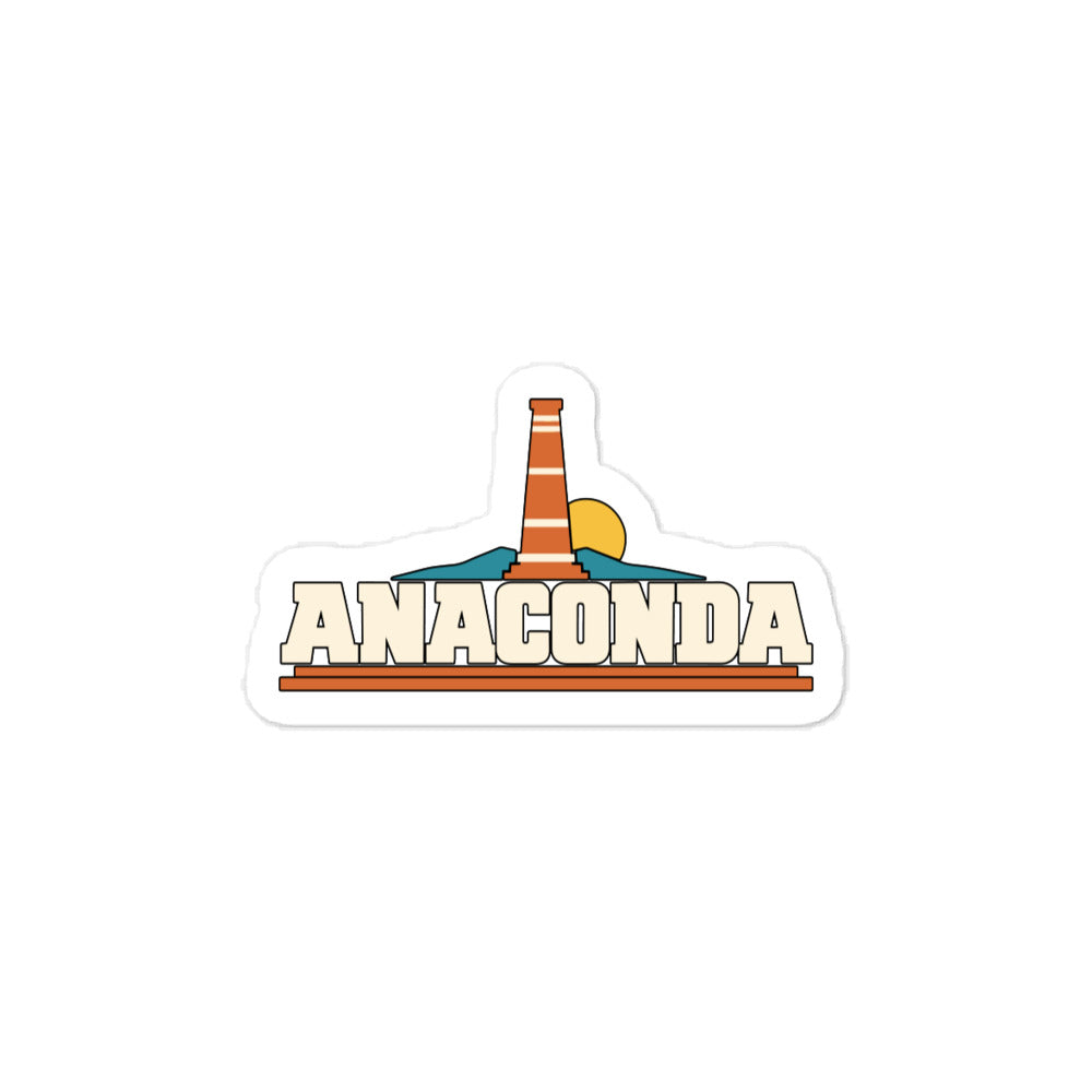 Anaconda — 3 x 4 inch vinyl decal