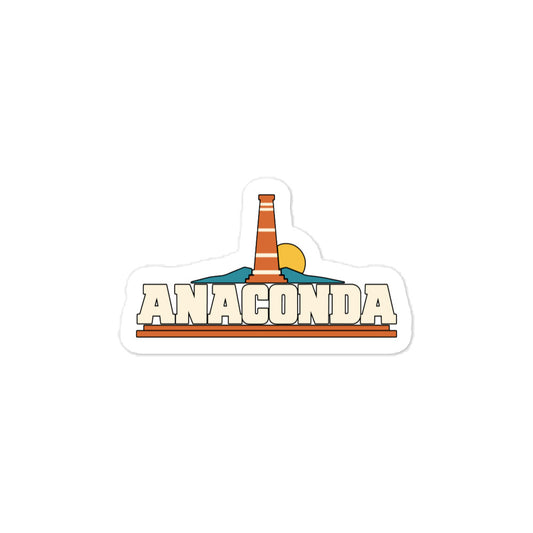 Anaconda — 3 x 4 inch vinyl decal