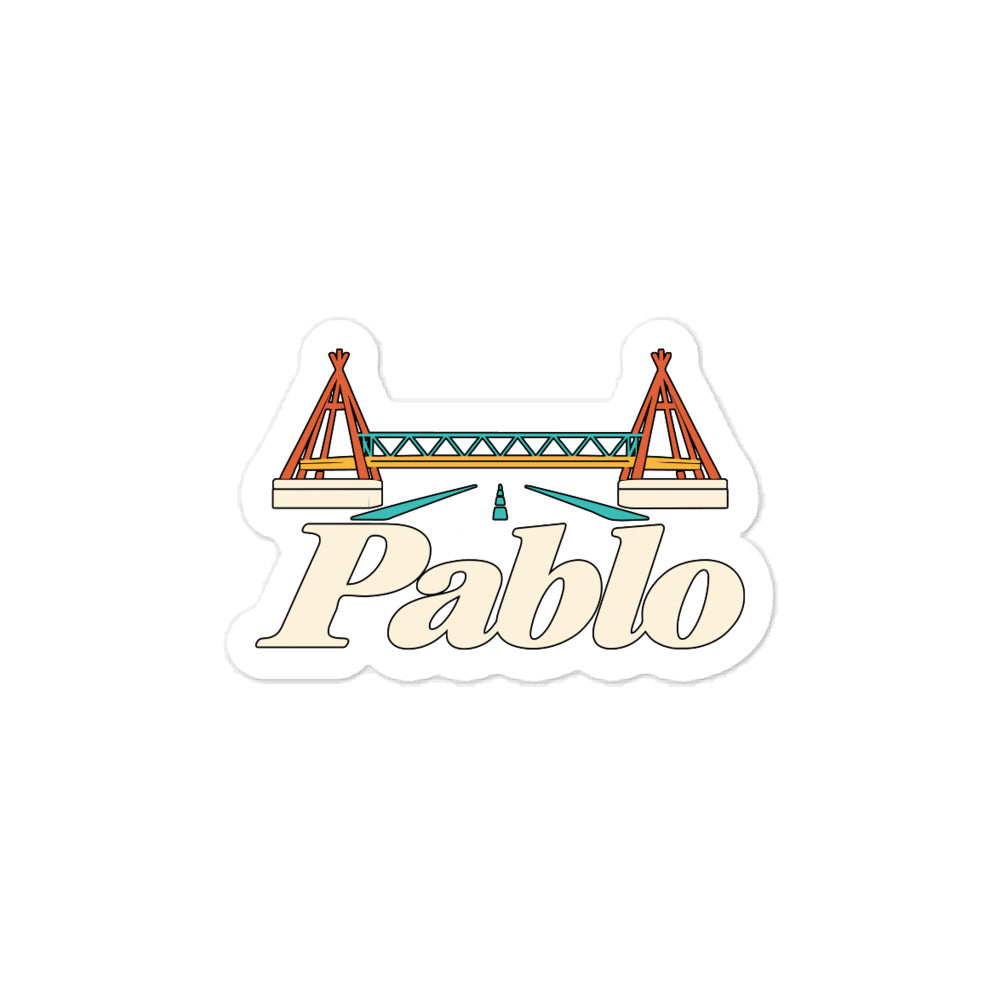 Pablo — 3 x 4 inch vinyl decal