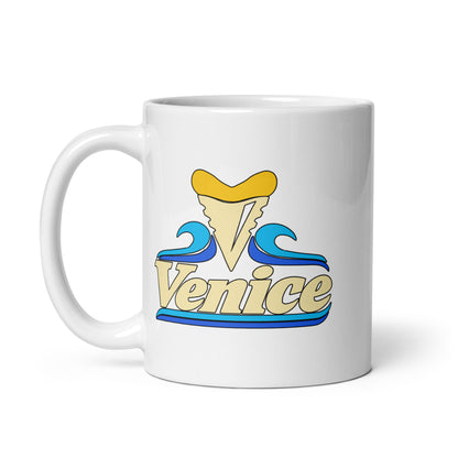 Venice — White mug, 11 oz, left side, logo on both sides