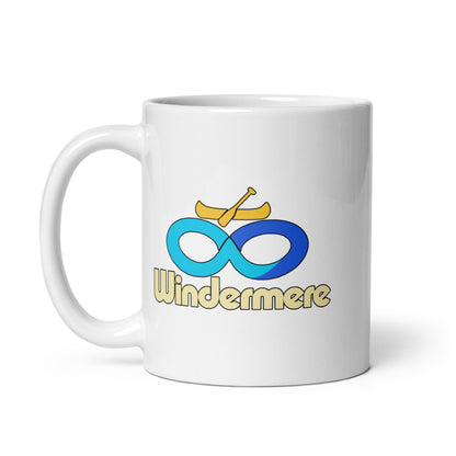 Windermere — White mug, 11 oz, left side, logo on both sides