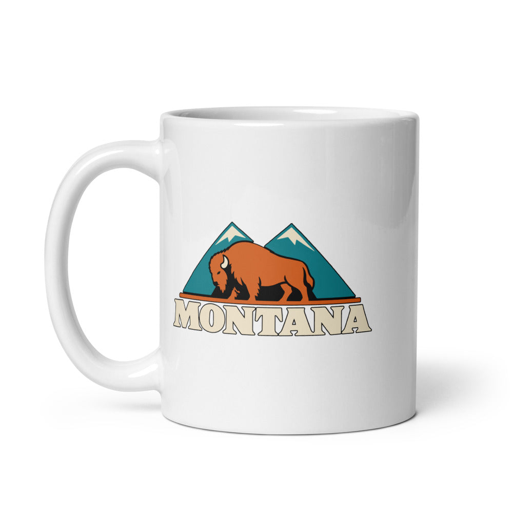 Montana — white mug, 11 oz, left side, logo on both sides