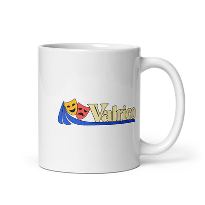 Valrico — white mug, 11 oz, right side, logo on both sides