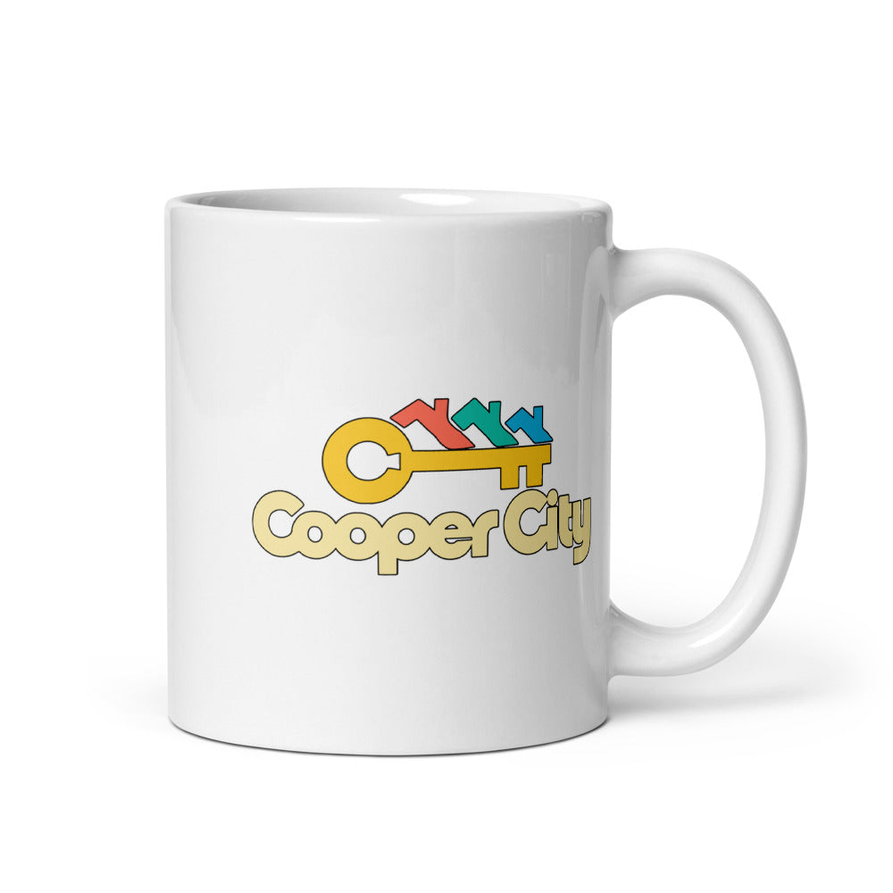 Cooper City — white mug, 11 oz, right side, logo on both sides