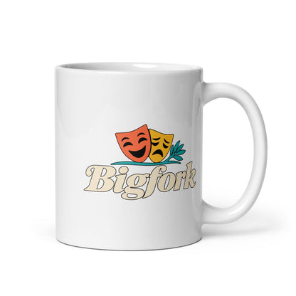 Bigfork — white mug, 11 oz, right side, logo on both sides