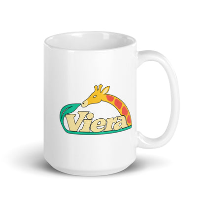 Viera — White mug, 15 oz, right side, logo on both sides