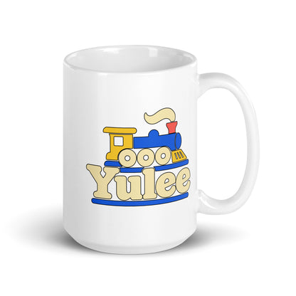 Yulee — White mug, 15 oz, right side, logo on both sides