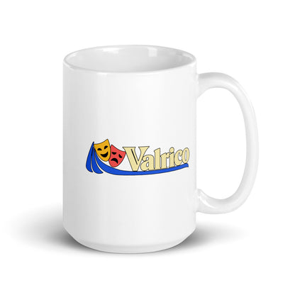 Valrico — white mug, 15 oz, right side, logo on both sides